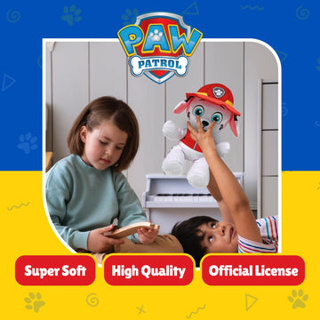 Ty - Paw Patrol Collection, Marshall, All the Heroes of the Puppy Team in Floppy Version, Soft Plush to Collect, Gift Idea for Young and Old - 20 cm