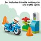 LEGO DUPLO Town Blue Police Motorcycle Building Toy for Toddlers - Pretend Play Set & Learning Toy for Boys & Girls, Ages 2+ - Building Blocks for