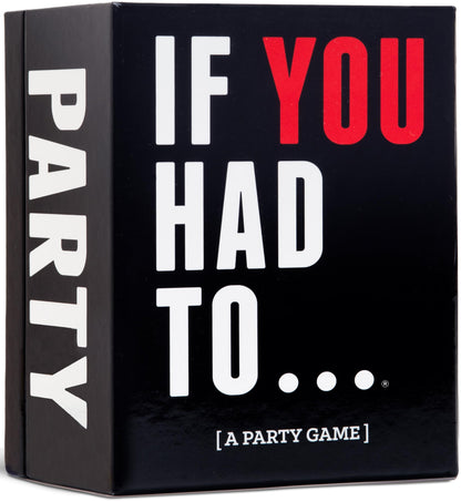 DSS Games If You Had to... [A Party Game | Horrible and Hilarious Would You Rather Card Game for Parties with Friends & Game Night | Gifts for Him]