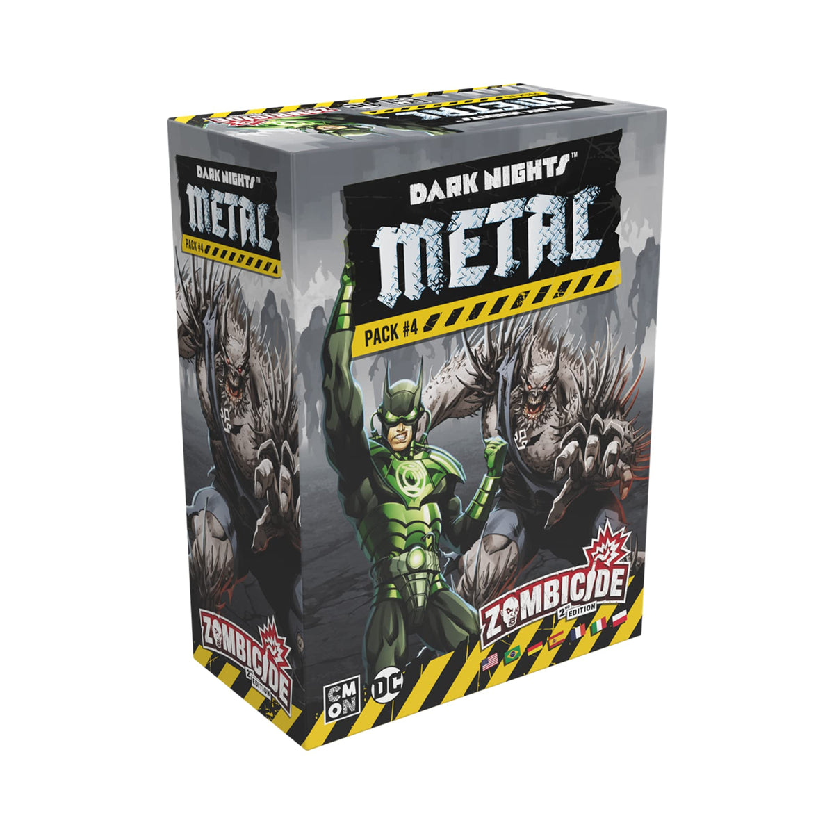 Zombicide Dark Night Metal Pack #4 - Confront Multiversal Horrors with The Justice League! Cooperative Strategy Board Game, Ages 14+, 1-6 Players, 60