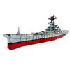 General Jim's Deluxe Edition USS Missouri Battleship Building Set - 2,631 Piece WW2 Iowa-Class Model w/Rotating Guns, Radar, Cruise Missiles, 3-Piece