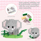 TENYEAH Party Favors, 12 Packs Mini Forest Animals Micro Building Blocks Set, Classroom Prizes, Small Toy Prizes, Goodie Bags, Birthday Festival