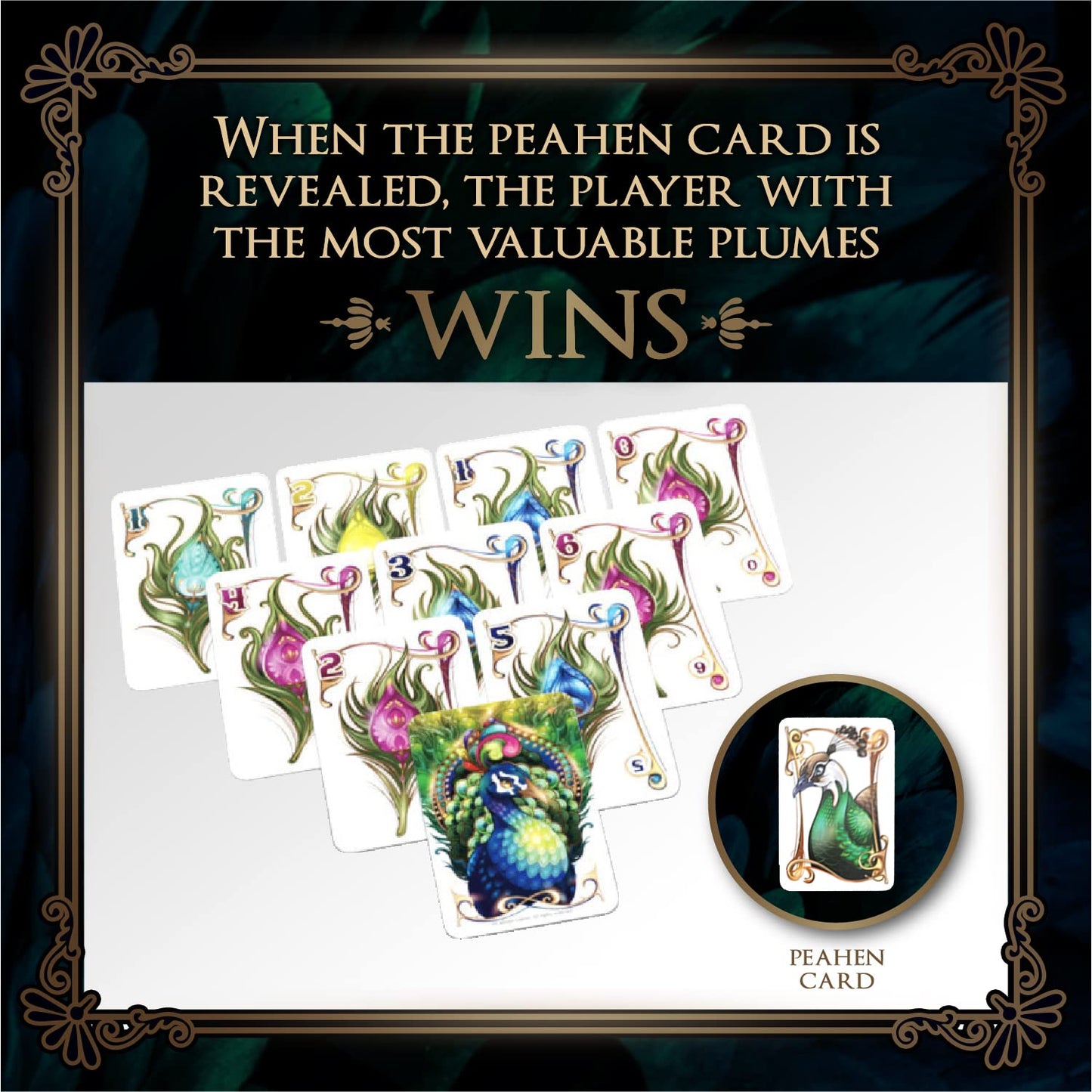 Calliope Games Enchanted Plumes - Strategy Card Game - Perfect for Family Game Night - 2-6 Players - from The Makers of Tsuro and Roll for It!