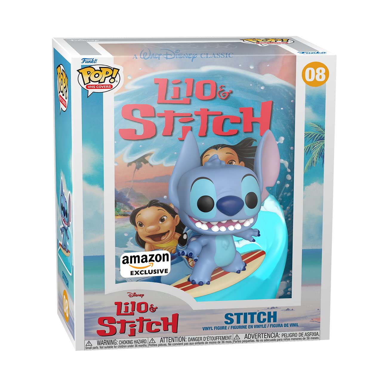 Funko Pop! VHS Cover: Disney - Lilo & Stitch, Amazon Exclusive