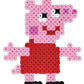 Hama Beads Peppa Pig Gift Hanging Box, Arts and Crafts Beads for Boys and Girls Ages 3+, Official Hama Beads Peppa Pig Set