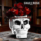 GHQYTPR Gothic Skull Rose Building Block Set 1249 Pcs Skeleton Flower Bouquet Model Kit for Adults & Teens Dark Aesthetic Room Decor Unique Halloween