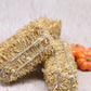 Mini Hay Bale with Pumpkins Set, Miniature Straw Bale, Dollhouse Miniature Hay, for Fall Miniatures, Mini Halloween, Dollhouse, Fairy Garden