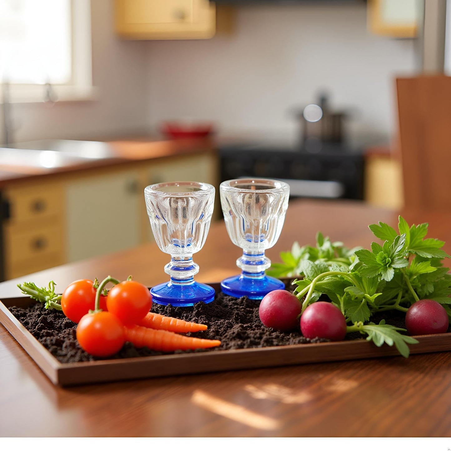 4 Pcs Lovely Miniature Wine Glass 1:6 1:12 Simulation Model Dollhouse Accessory, DIY Micro Scene Decor