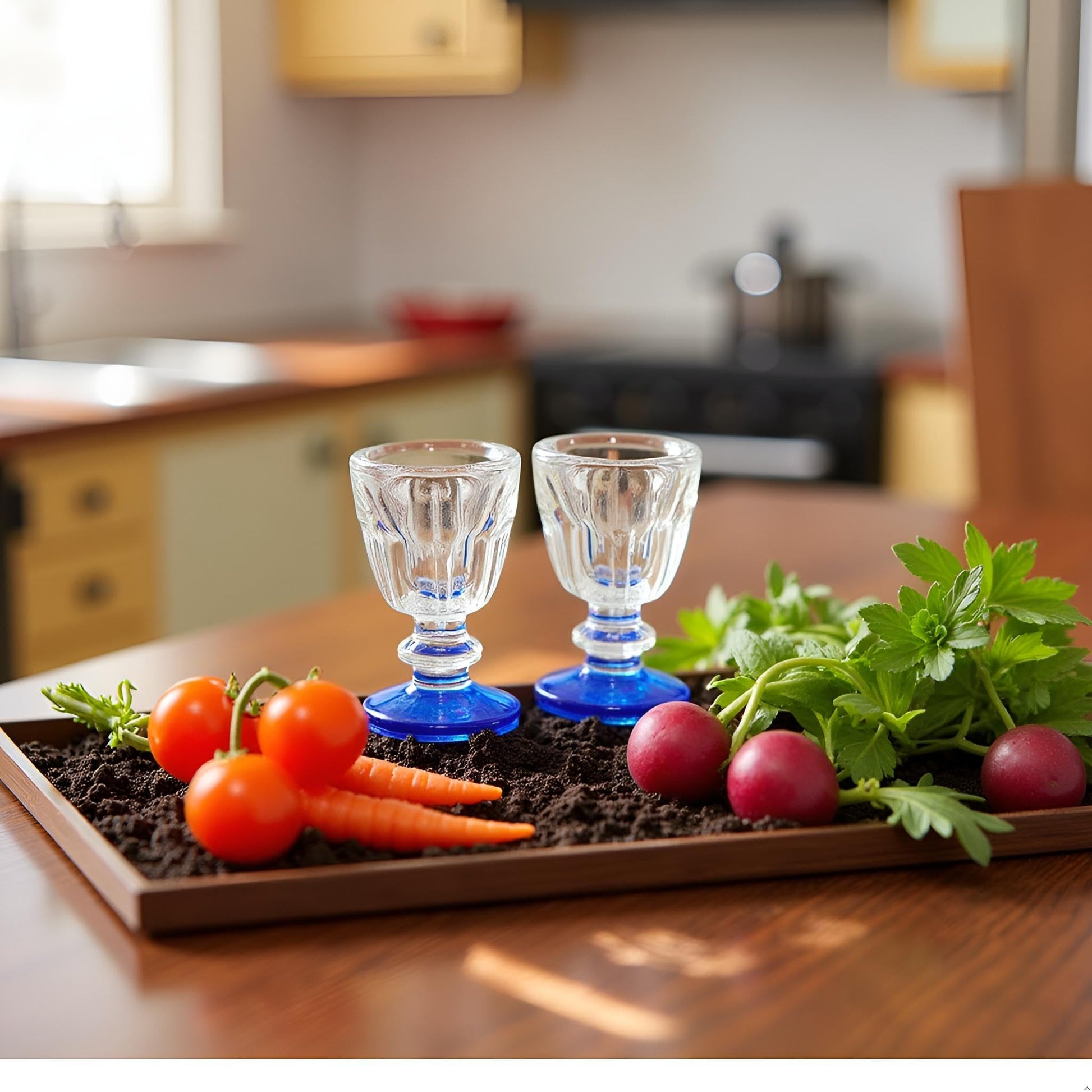 4 Pcs Lovely Miniature Wine Glass 1:6 1:12 Simulation Model Dollhouse Accessory, DIY Micro Scene Decor