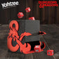 YAHTZEE: Dungeons & Dragons | Collectible Dice Tower | Dice Featuring Dragon, Owl Bear, Gelatinous Cube, Mimic, Mind Flayer, and Beholder |