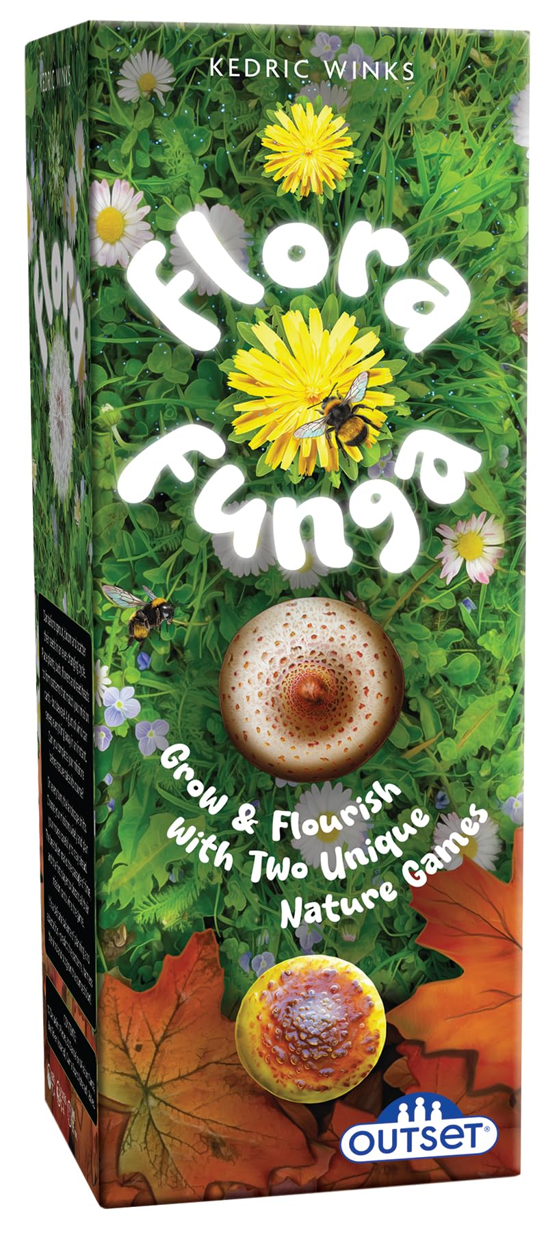 Flora Funga - The Pattern Forming Game - Features Two Nature-Inspired Games - for Ages 10 and up