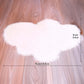 Miniature Dollhouse Cloud Rug (1:12 Scale) | Soft White Fur Rug for Dollhouse Nursery Decor | Dollhouse Miniatures