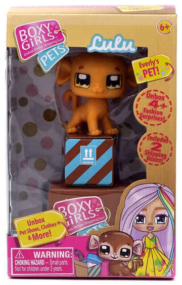 Boxy Girls Pets - Lulu The Monkey - Comes with Mystery Box with Accesories Inside - Ages 6 and Up