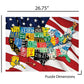 State Plates 400 Piece Family Jigsaw Puzzle