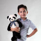 Snuggle Stuffs Plush Sitting Charcoal and Cream Precious Panda Bear, 18"