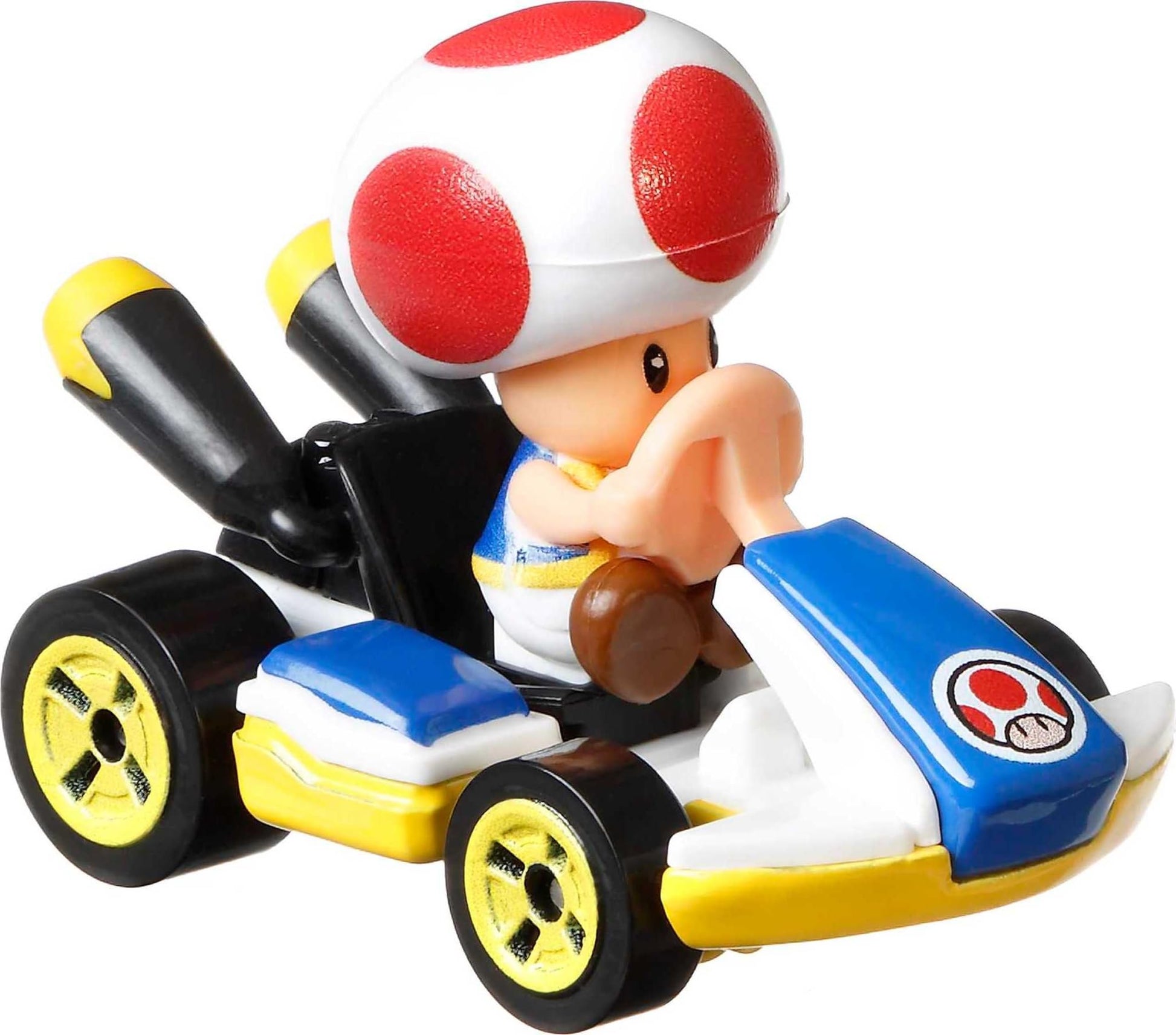 Hot Wheels Mario Kart Vehicle 4-Pack, Set of 4 Fan-Favorite Characters Includes 1 Exclusive Model, Collectible Gift for Kids & Fans Ages 3 Years Old