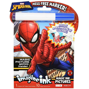 Marvel Spider-Man Imagine Ink Magic Ink Pictures Activity Book