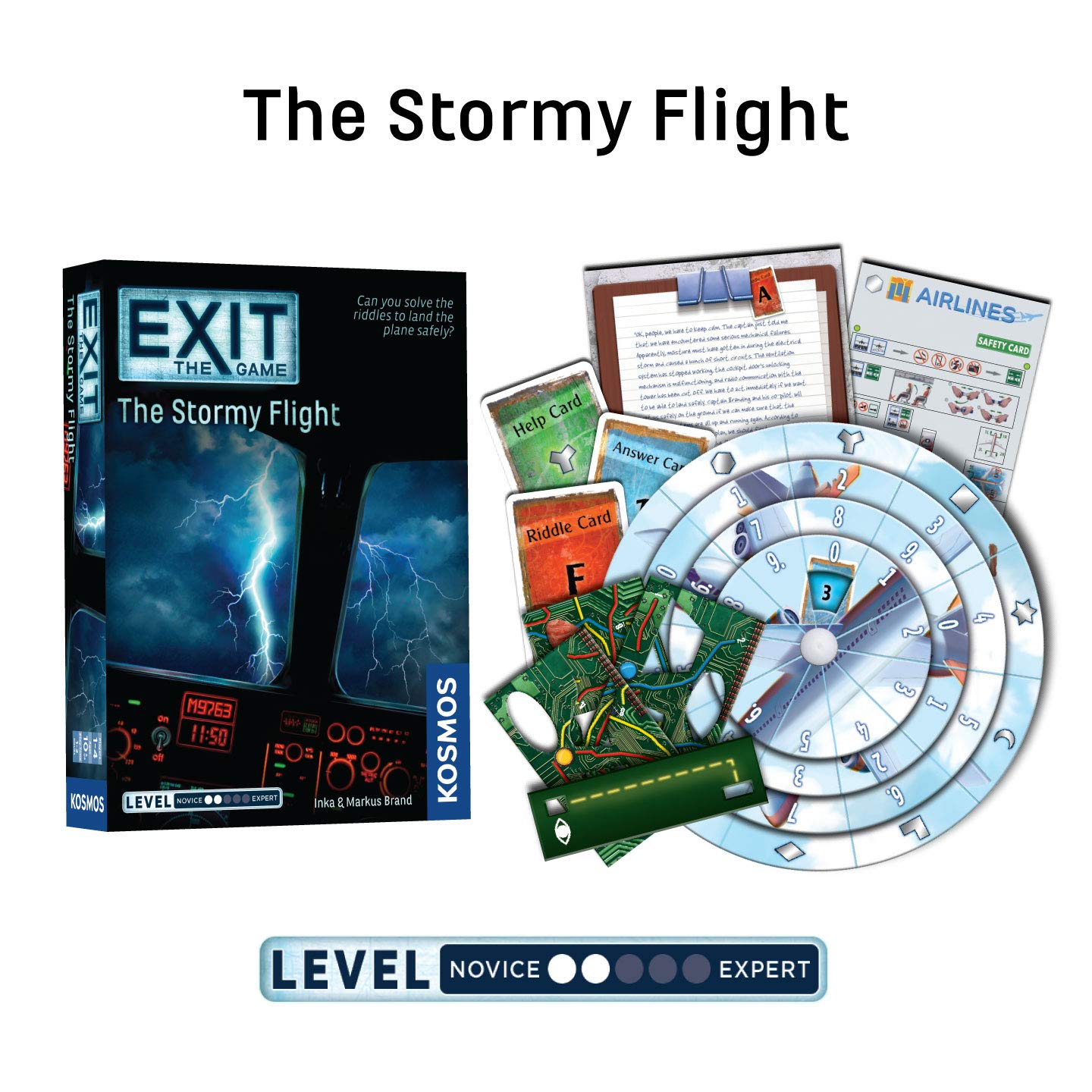 EXIT: The Game 4-Pack Escape Room Bundle | Season 4 | Theft on the Mississippi | Stormy Flight | Cemetery of the Knight | Enchanted Forest |
