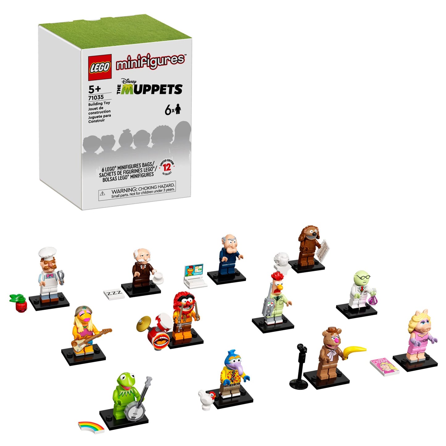 LEGO Minifigures The Muppets Limited Edition Collectible 71035 Toys for Role-Playing or a Figurine Collection; A Creative Addition to Any Set for Kids