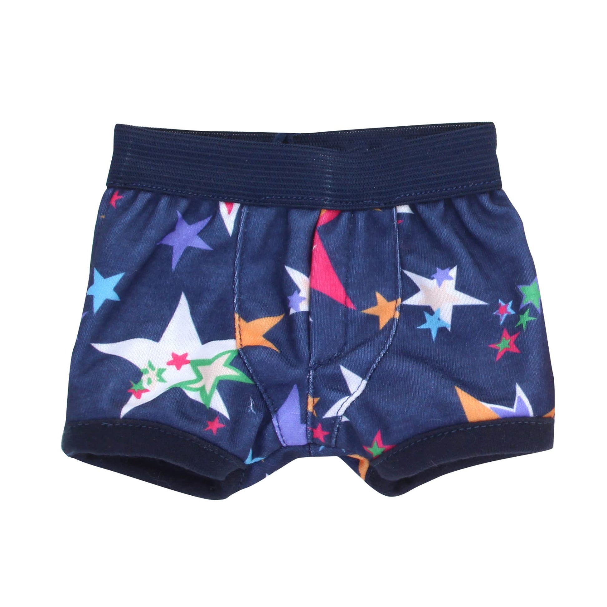 Sophia's 2 Piece Brief-Style Stars and Dinosaur Print Underwear Set for 18'' Boy Dolls, Multicolor