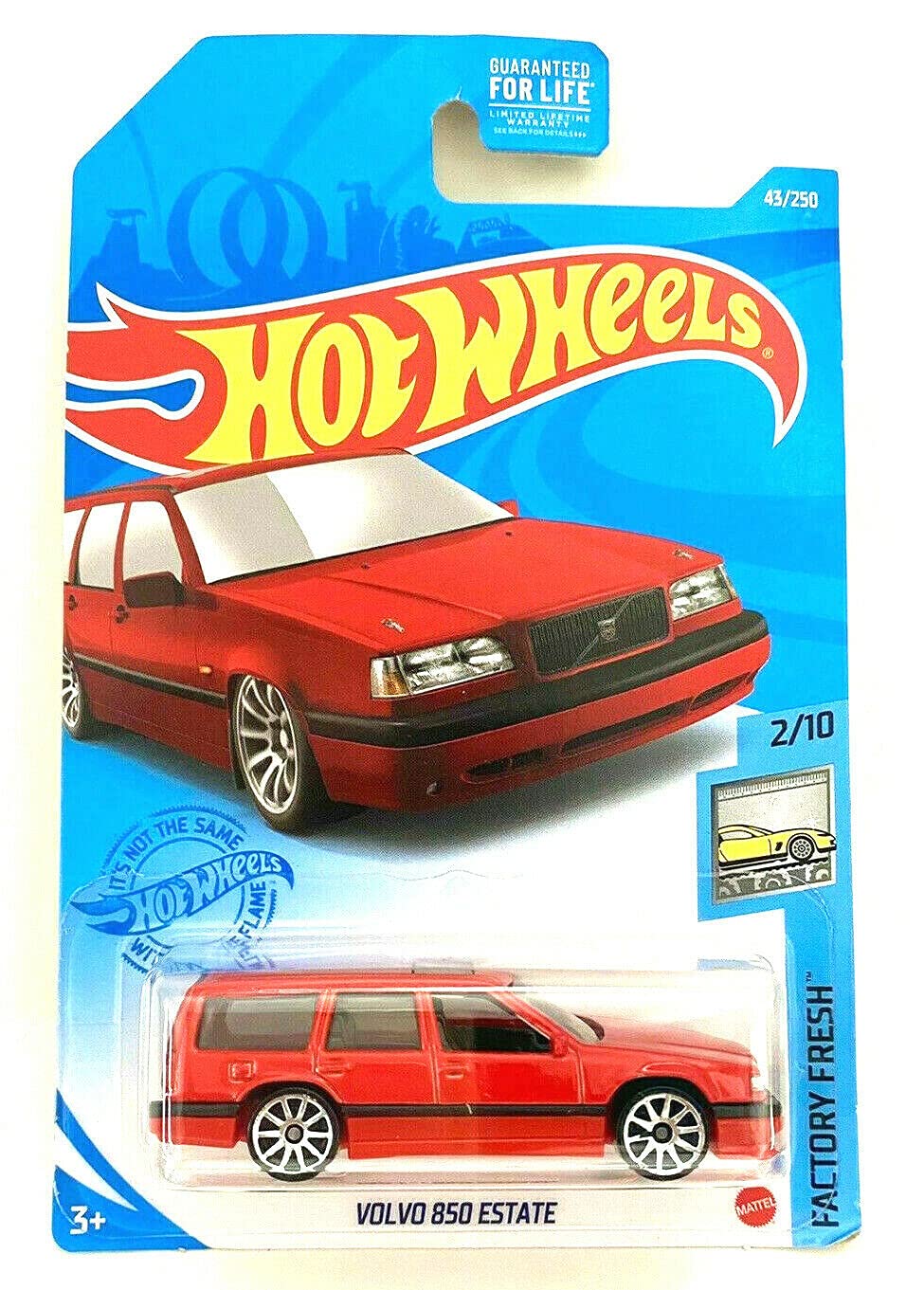 DieCast Hotwheels Volvos 850 Estate - Factory Fresh 2/10 [Red] 43/250 ()