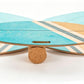 Balance Board Indoor Surfboard Surf Style Home Fitness with Wheel for Exercise, Athletic Training and Board Sports - Fun Workout Equipment