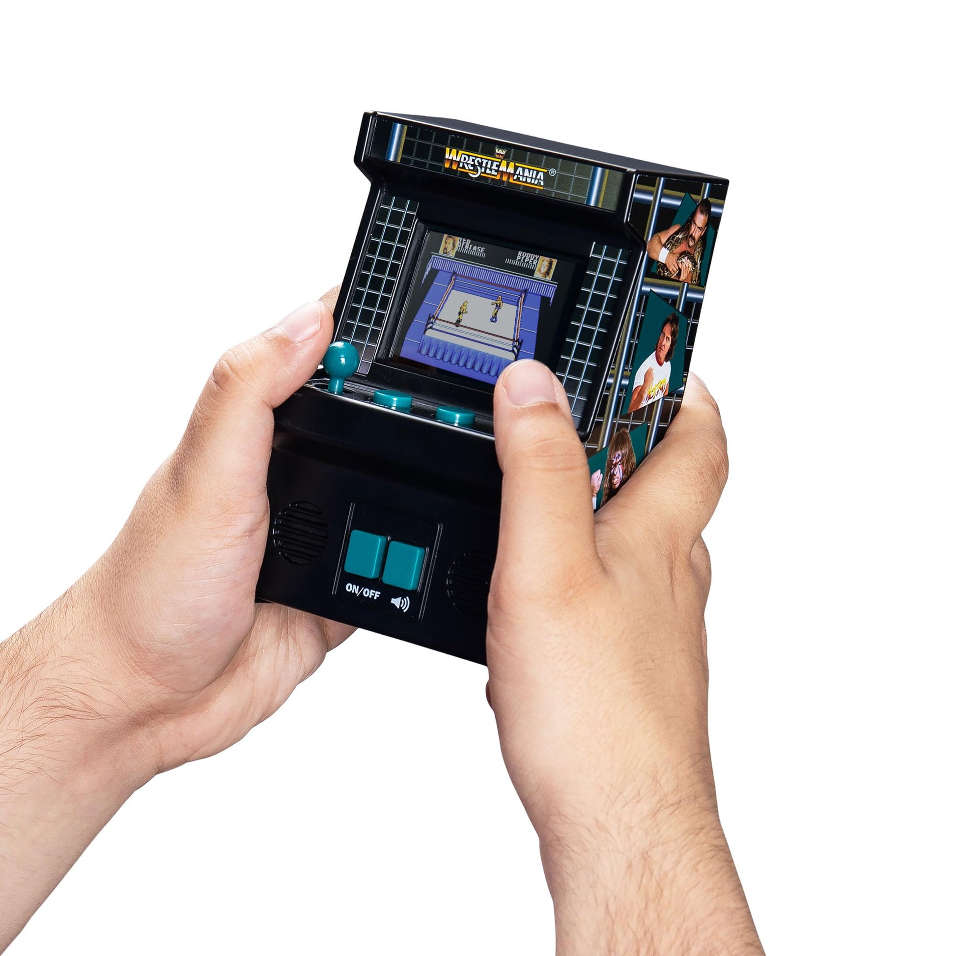Arcade Classics - Retro Mini Arcade Game, Full Color Screen, Classic Handheld Electronic Game Console, 90s Toy, Great Gift for Kids 8+, WWE