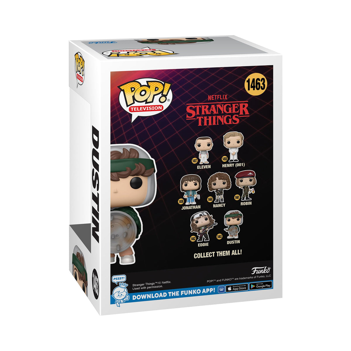 Funko POP! TV: Netflix Stranger Things - Dustin Henderson with Shield