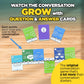 ThinkPsych Chat Chains - The Game that Connects Us | Social Skills Games | Therapy Games for Teens and Kids | Ages 8-99 | Therapy Conversation Cards |