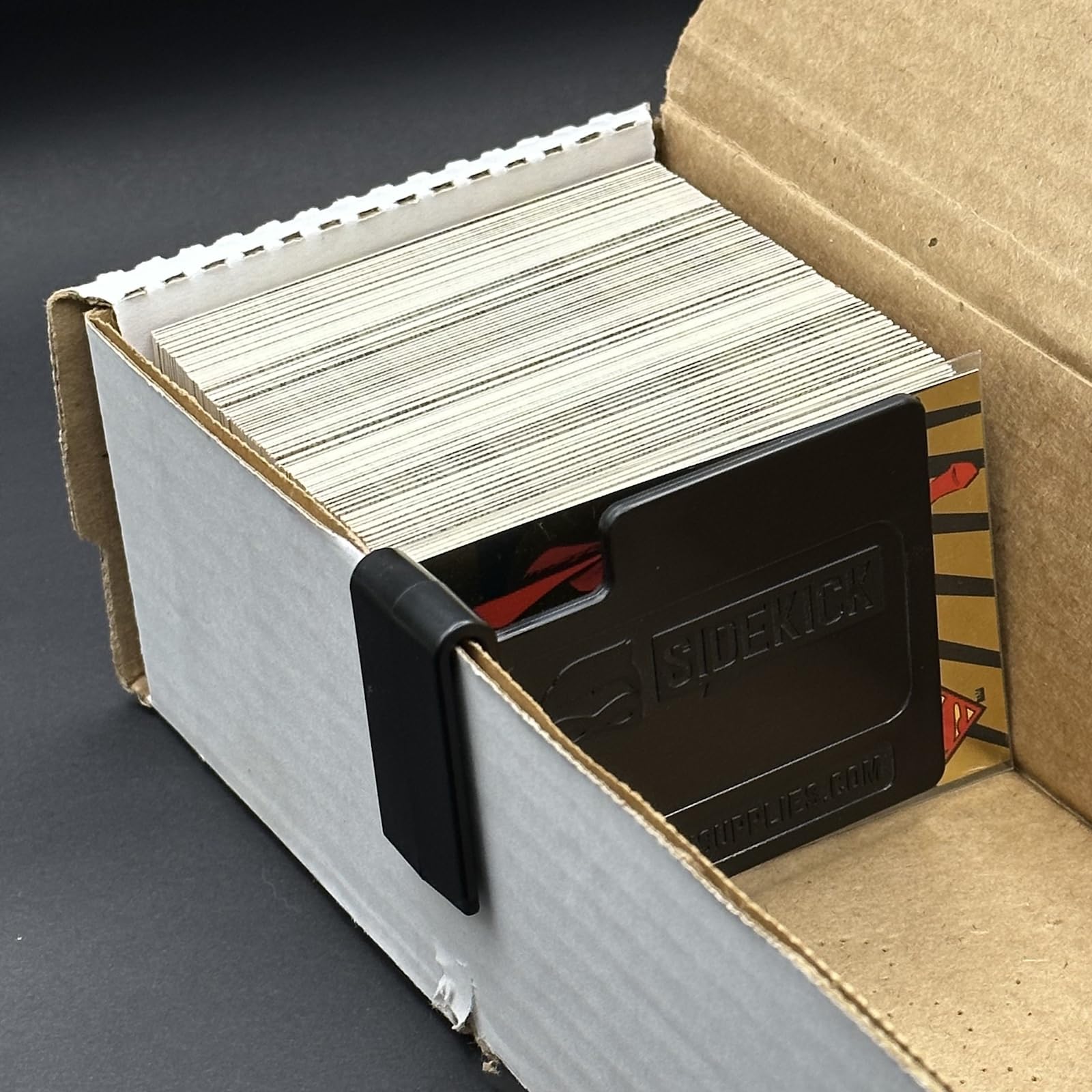 SIDEKICK Mini Card Box Divider (5-Pack) Trading/Gaming/Baseball Card Storage Box Divider Protect What You Collect - Proudly Made in the USA