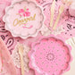 xo, Fetti Cowgirl Plates - 24 Paper Plates, 9" | Western Party, Cowgirl Theme, Bandana Birthday, Rodeo Bachelorette, Cowboy Decor, Pink, Gold Foil