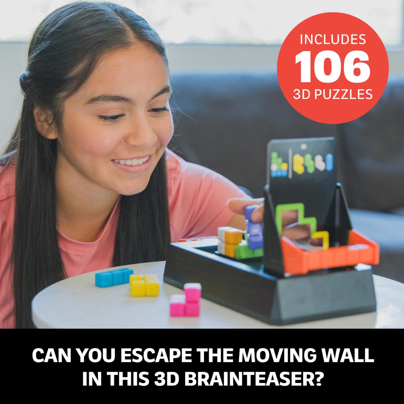 Educational Insights Kanoodle Shape Escape - Brain Teaser Puzzles for Kids Ages 8-10, 3D Spatial Puzzle Games for Adults, Teens and Kids, Problem