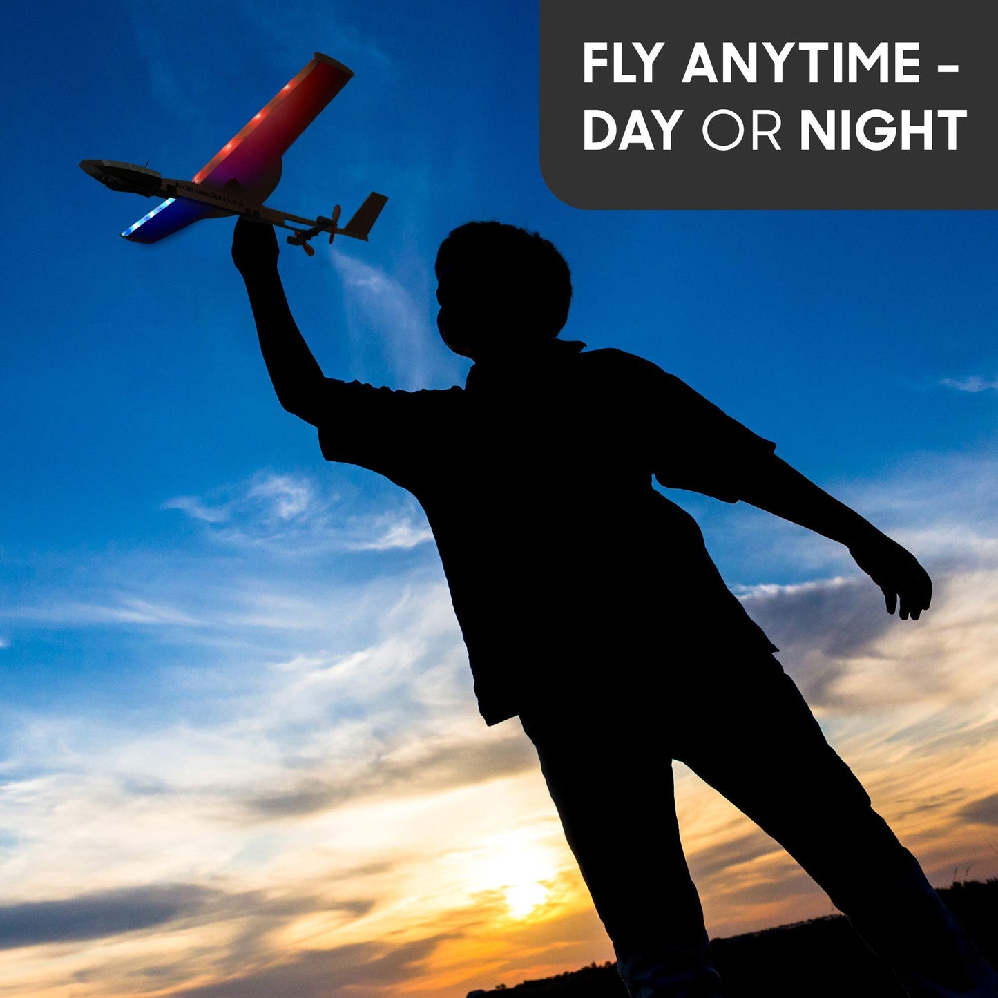 POWERUP Toys Night Flight ADD-ON KIT for POWERUP 4.0