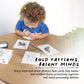 Wee Gallery Woodland Alphabet Cards, ABC Flash Cards for Toddlers