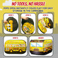 Pop Up Play Tent for Kids - My First Foldable Indoor & Outdoor Playhouse Vehicle Toys for Toddlers, Boys and Girls (School Bus)
