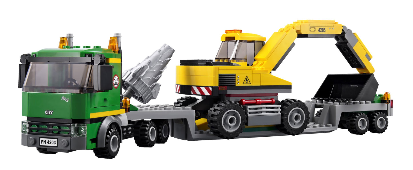 LEGO City 4203 Excavator Transport