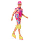 Barbie Ken® Doll from the Barbie Movie Collectible Doll wearing a retro skating outfit and roller skates, JBJ51