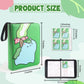 Premium Collectible Trading Card Albums?Card Binder Fits 400 Cards with 50 Removable Sleeves?Display Game Card Case book Holder, Frog Themes