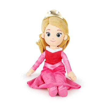 Jay Franco Kids Plush Pillow Buddy - 21 Inches Ultra-Soft Stuffed Plushie & Cozy Pillow, Official Licensed Product, Pink - Princess Aurora