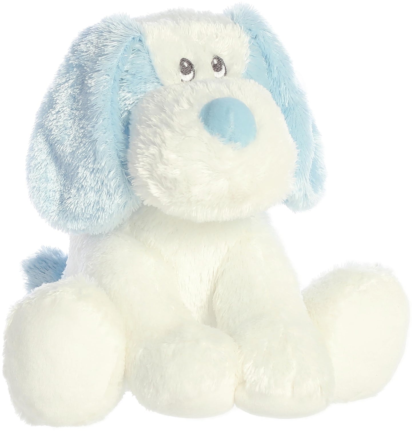 Aurora® Playful Scruff™ Baby Stuffed Animal - Soft & Cuddly Toy - Imaginative Play - Blue 9.5 Inches