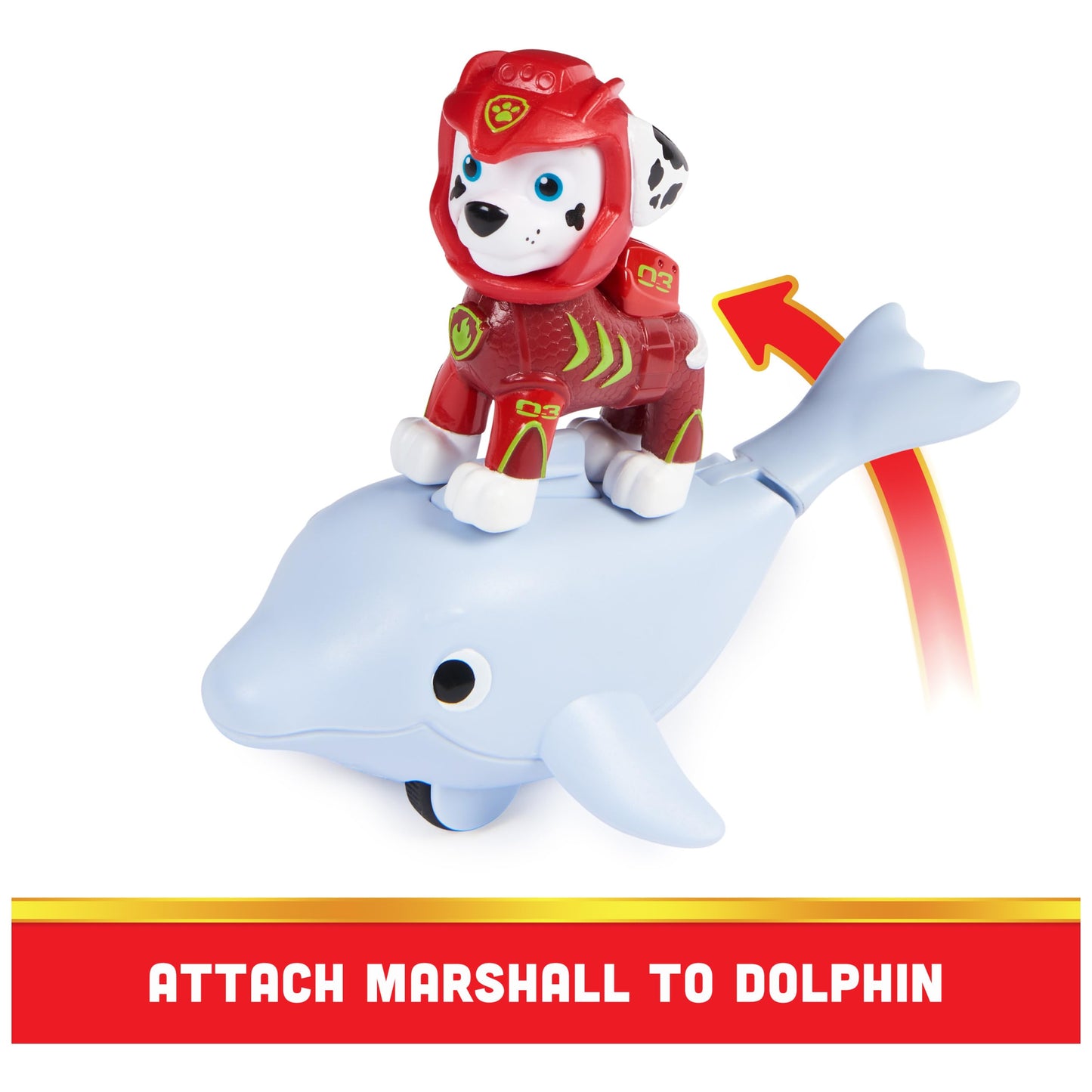 Paw Patrol - Aqua Pups - Marshall & Dolphin
