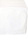 Amscan Gold Tablefitter Flannel-Backed Vinyl Rectangle Table Cover (31" x 72" x 27") 1 Pc. - Elegant Design, Perfect for Birthday Parties, Indoor