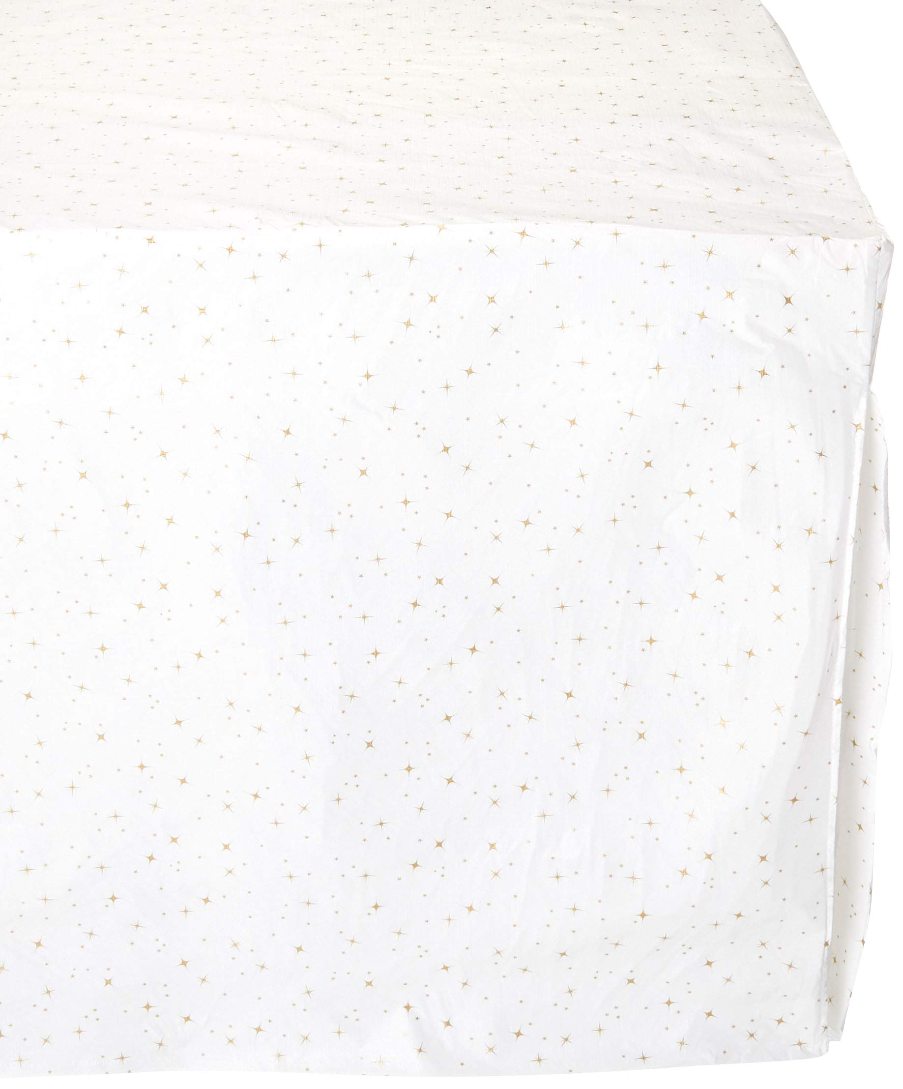 Amscan Gold Tablefitter Flannel-Backed Vinyl Rectangle Table Cover (31" x 72" x 27") 1 Pc. - Elegant Design, Perfect for Birthday Parties, Indoor