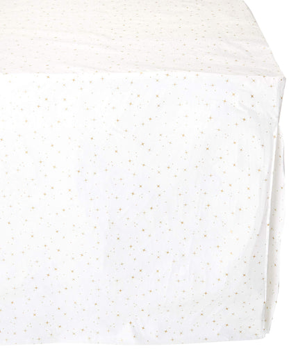 Amscan Gold Tablefitter Flannel-Backed Vinyl Rectangle Table Cover (31" x 72" x 27") 1 Pc. - Elegant Design, Perfect for Birthday Parties, Indoor