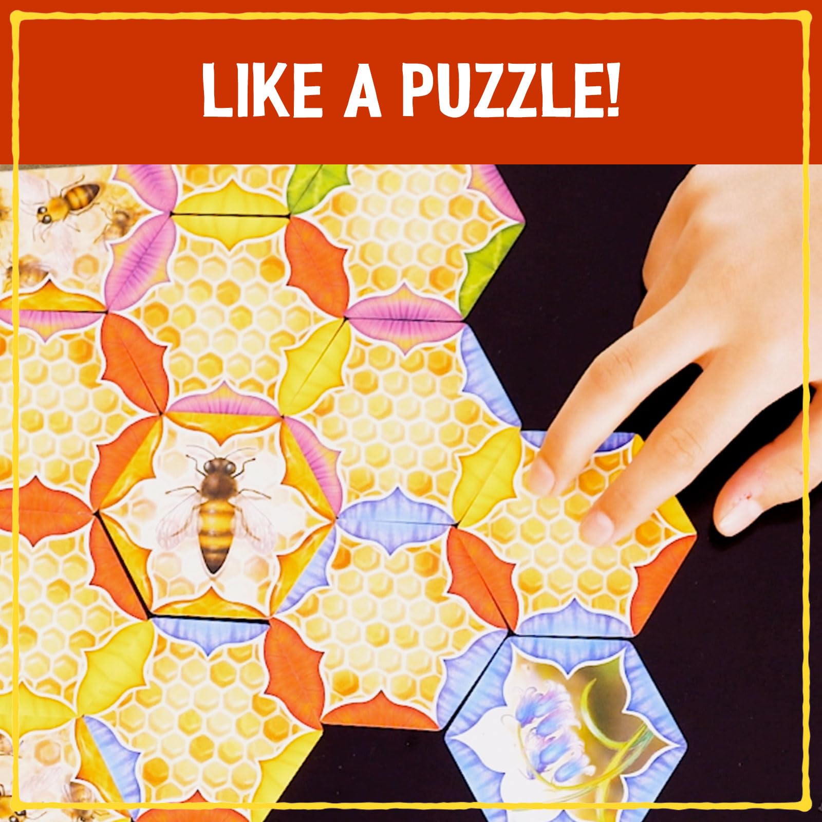 Grandpa Beck's Games The Bears and The Bees | Strategic Tile Laying Card Game for Kids, Teens, Family & Adults | from The Creators of Cover Your