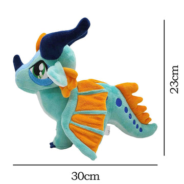 FCTREE Soft Wings Dragon Plush Toy,Fire Dragon Pillow,Pterosaur Plush Flying Dragon Plushie Toys for Fans Kids Boys Girls Birthday Toys,Dragon Lover