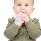 Malarkey Kids Patented Teething Mitten, Munch Mitt Baby Chew Toy - Protects Hands from Chewing & Saliva, Heals Aching Gums, Promotes Sound & Visual