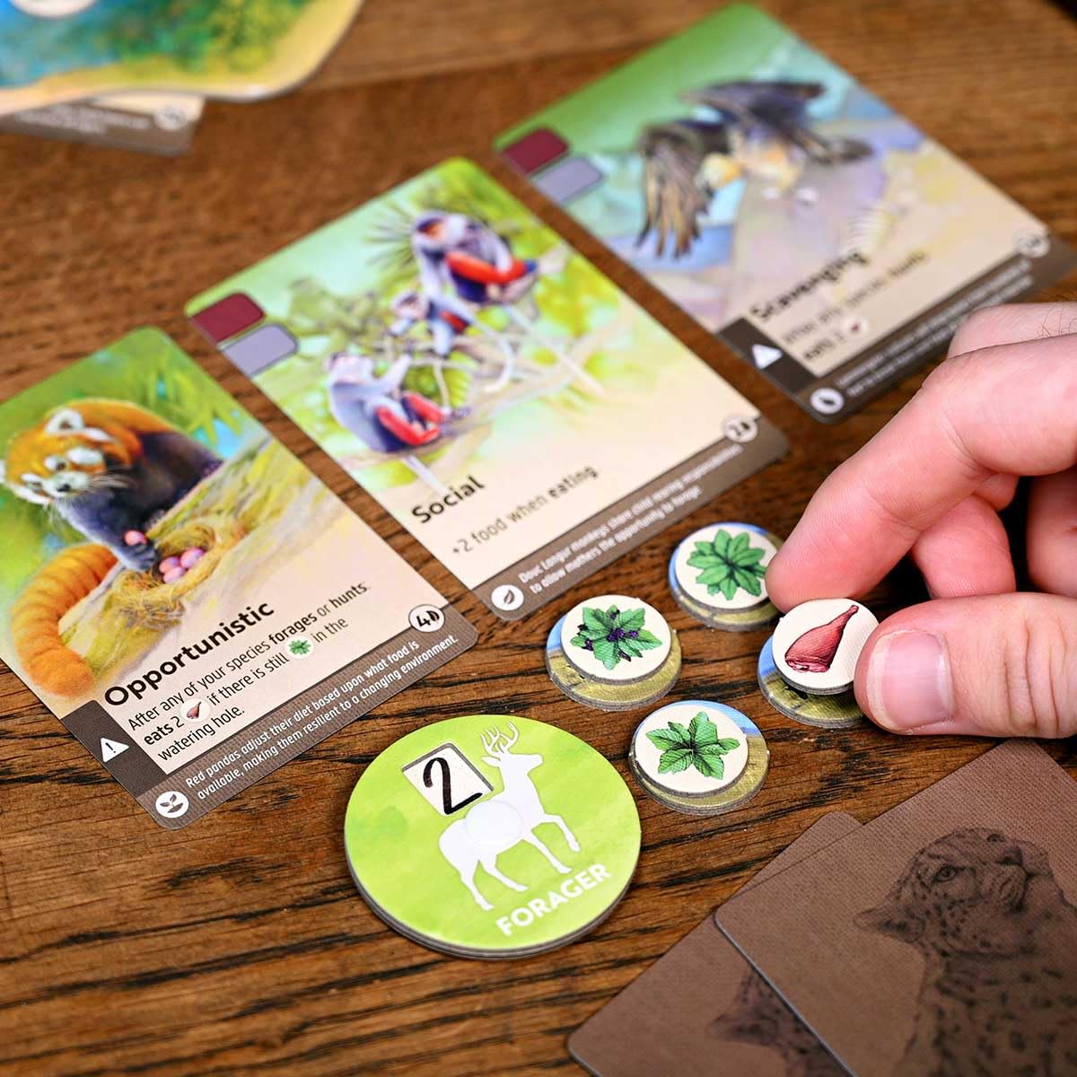 Nature Board Game | Adapt and Evolve Species to Survive in a Shared Ecosystem | Wildlife Strategy Game for Adults, Teens and Families | 1-4 Players