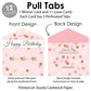 Big Dot of Happiness Sweet 16-16th Birthday Party Game Pickle Cards - Pull Tabs 3-in-a-Row - Set of 12