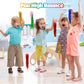 Zeustbonwe 150Pcs Comet Balls Rubber Bouncy Balls Bulk with Colorful Streamers for Birthday Party Favors Pinata Goodie Bag Stuffers parade